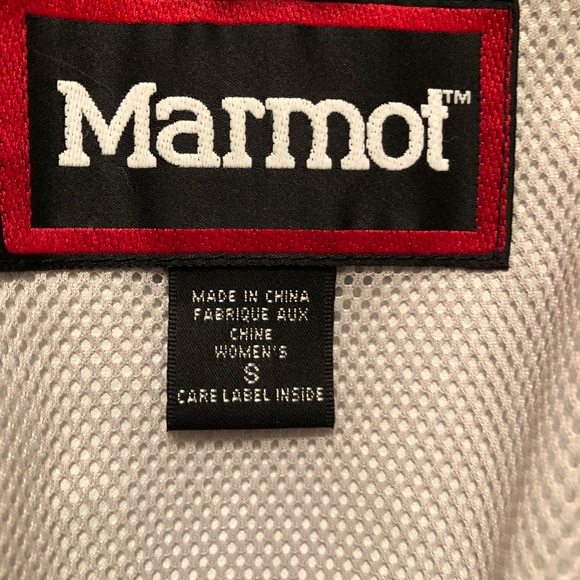 Marmot Blue , Black Waterproof Zip Up Women’s Coat - Picture 5 of 6